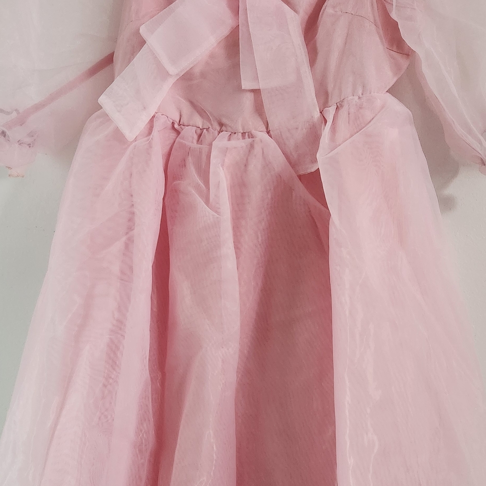 Charming Pink Puffy Dress